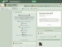 Tablet Screenshot of curses-unite.deviantart.com