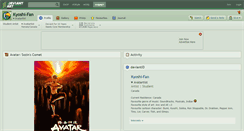 Desktop Screenshot of kyoshi-fan.deviantart.com