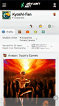 Mobile Screenshot of kyoshi-fan.deviantart.com