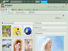 Tablet Screenshot of amirajessy.deviantart.com