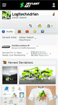 Mobile Screenshot of logitechadrian.deviantart.com