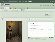 Tablet Screenshot of dark-ninix.deviantart.com