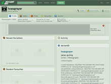 Tablet Screenshot of iwasaprayer.deviantart.com
