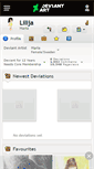 Mobile Screenshot of lilija.deviantart.com