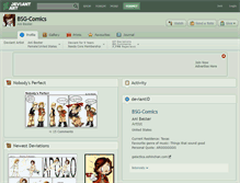 Tablet Screenshot of bsg-comics.deviantart.com