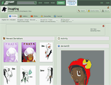 Tablet Screenshot of dougking.deviantart.com