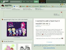 Tablet Screenshot of egophiliac.deviantart.com