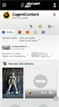 Mobile Screenshot of cogentcontent.deviantart.com