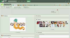 Desktop Screenshot of deathmortifer.deviantart.com