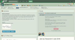 Desktop Screenshot of iceflame1019.deviantart.com