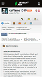 Mobile Screenshot of iceflame1019.deviantart.com