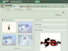 Tablet Screenshot of pochoart.deviantart.com