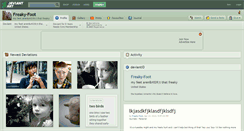 Desktop Screenshot of freaky-foot.deviantart.com
