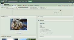 Desktop Screenshot of nikki-girl.deviantart.com