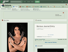 Tablet Screenshot of paiverde.deviantart.com