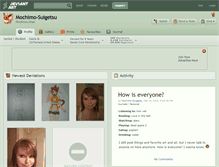 Tablet Screenshot of mochimo-suigetsu.deviantart.com