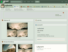 Tablet Screenshot of nutbucket.deviantart.com