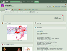 Tablet Screenshot of bliss-saijin.deviantart.com