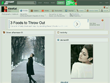 Tablet Screenshot of alexkat.deviantart.com