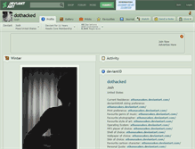 Tablet Screenshot of dothacked.deviantart.com