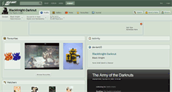 Desktop Screenshot of blackknight-darknut.deviantart.com
