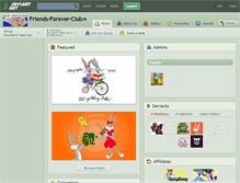 Tablet Screenshot of friends-forever-club.deviantart.com