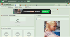 Desktop Screenshot of fantasyerotic.deviantart.com
