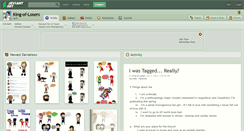 Desktop Screenshot of king-of-losers.deviantart.com