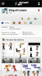 Mobile Screenshot of king-of-losers.deviantart.com