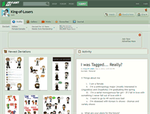 Tablet Screenshot of king-of-losers.deviantart.com