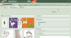 Desktop Screenshot of hierospokemon.deviantart.com