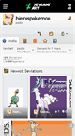 Mobile Screenshot of hierospokemon.deviantart.com