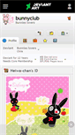 Mobile Screenshot of bunnyclub.deviantart.com