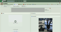 Desktop Screenshot of hundling.deviantart.com