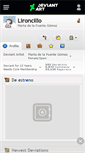 Mobile Screenshot of lironcillo.deviantart.com