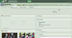 Desktop Screenshot of ghouliayelps.deviantart.com