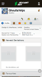 Mobile Screenshot of ghouliayelps.deviantart.com