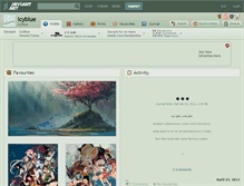 Tablet Screenshot of icyblue.deviantart.com