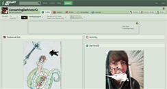 Desktop Screenshot of consumingdarkness92.deviantart.com