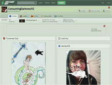 Tablet Screenshot of consumingdarkness92.deviantart.com