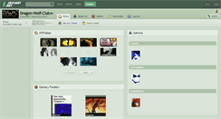 Desktop Screenshot of dragon-wolf-club.deviantart.com
