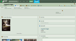 Desktop Screenshot of angelattwilight.deviantart.com