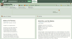 Desktop Screenshot of morgainelafae.deviantart.com