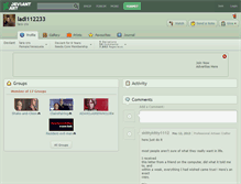 Tablet Screenshot of ladi112233.deviantart.com
