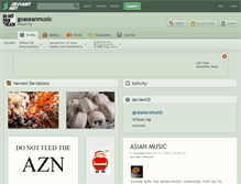 Tablet Screenshot of goaseanmusic.deviantart.com