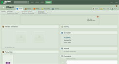 Desktop Screenshot of hqueen.deviantart.com