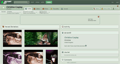 Desktop Screenshot of christine-cosplay.deviantart.com