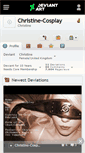 Mobile Screenshot of christine-cosplay.deviantart.com