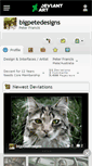 Mobile Screenshot of bigpetedesigns.deviantart.com