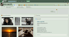Desktop Screenshot of fallen-angel385.deviantart.com